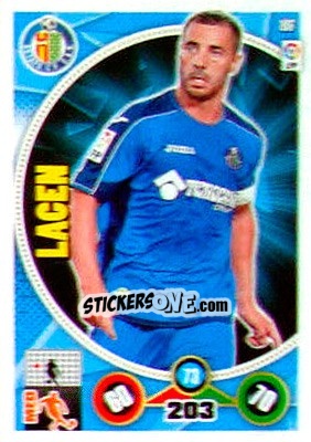 Sticker Lacen - Liga BBVA 2014-2015. Adrenalyn XL n. 186 - Panini