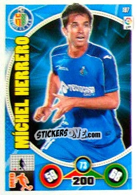 Sticker Míchel Herrero - Liga BBVA 2014-2015. Adrenalyn XL n. 187 - Panini