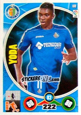 Sticker Karim Yoda - Liga BBVA 2014-2015. Adrenalyn XL n. 188 - Panini