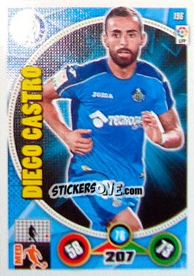 Sticker Diego Castro - Liga BBVA 2014-2015. Adrenalyn XL n. 196 - Panini