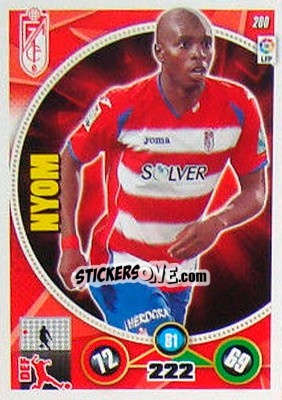 Sticker Allan Nyom - Liga BBVA 2014-2015. Adrenalyn XL n. 200 - Panini