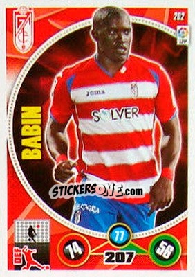 Sticker Jean-Sylvain Babin - Liga BBVA 2014-2015. Adrenalyn XL n. 202 - Panini