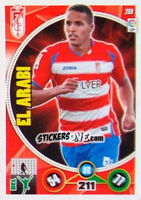 Sticker Youssef El-Arabi - Liga BBVA 2014-2015. Adrenalyn XL n. 209 - Panini