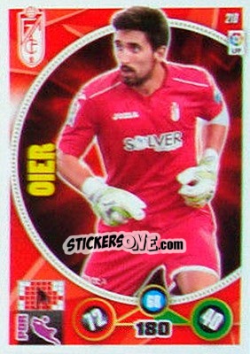Sticker Oier Olazábal - Liga BBVA 2014-2015. Adrenalyn XL n. 210 - Panini