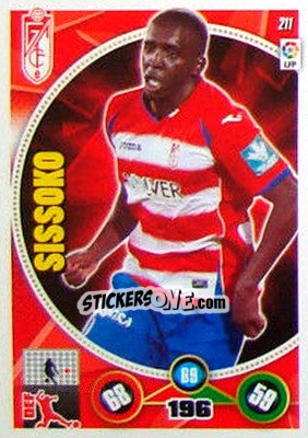 Sticker Abdoul Sissoko - Liga BBVA 2014-2015. Adrenalyn XL n. 211 - Panini