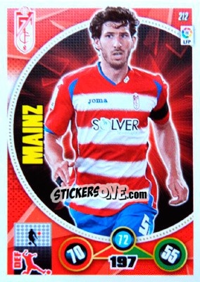 Sticker Diego Mainz - Liga BBVA 2014-2015. Adrenalyn XL n. 212 - Panini