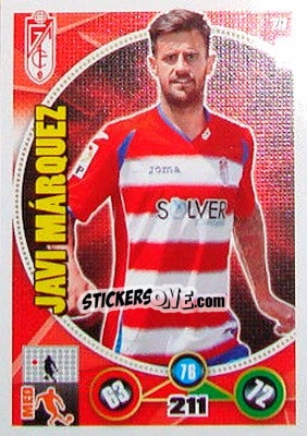 Sticker Javi Márquez - Liga BBVA 2014-2015. Adrenalyn XL n. 213 - Panini