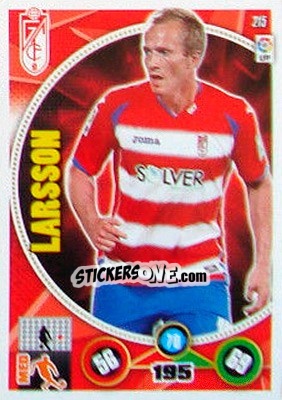 Sticker Daniel Larsson - Liga BBVA 2014-2015. Adrenalyn XL n. 215 - Panini