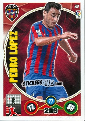 Sticker Pedro López - Liga BBVA 2014-2015. Adrenalyn XL - Panini