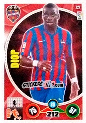 Cromo Papakouli Diop - Liga BBVA 2014-2015. Adrenalyn XL - Panini