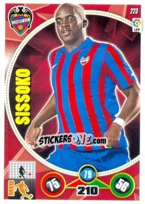Sticker Mohamed Sissoko - Liga BBVA 2014-2015. Adrenalyn XL n. 223 - Panini