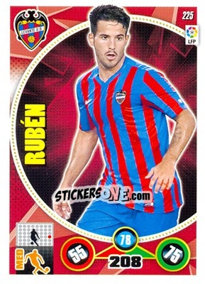 Sticker Rubén García - Liga BBVA 2014-2015. Adrenalyn XL n. 225 - Panini