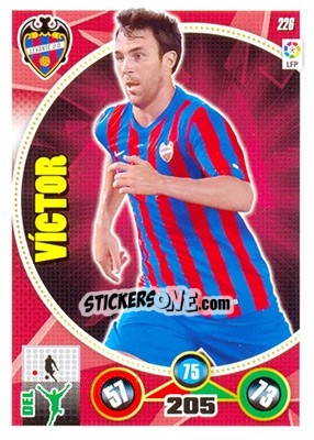 Sticker Víctor Casadesús - Liga BBVA 2014-2015. Adrenalyn XL n. 226 - Panini