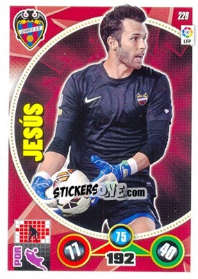 Sticker Jesús - Liga BBVA 2014-2015. Adrenalyn XL n. 228 - Panini