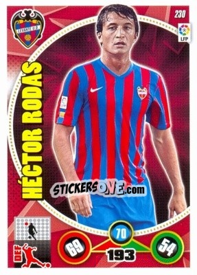 Sticker Héctor Rodas - Liga BBVA 2014-2015. Adrenalyn XL n. 230 - Panini