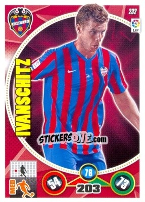 Sticker Ivanschitz - Liga BBVA 2014-2015. Adrenalyn XL n. 232 - Panini