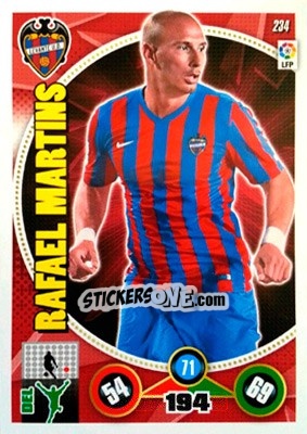 Sticker Rafael Martins - Liga BBVA 2014-2015. Adrenalyn XL n. 234 - Panini
