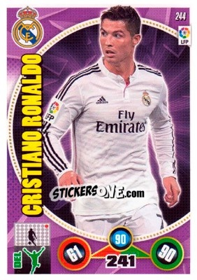 Sticker Cristiano Ronaldo - Liga BBVA 2014-2015. Adrenalyn XL - Panini