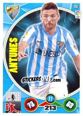 Sticker Vitorino Antunes - Liga BBVA 2014-2015. Adrenalyn XL n. 257 - Panini
