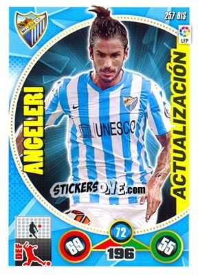 Sticker Angeleri - Liga BBVA 2014-2015. Adrenalyn XL n. 257bis - Panini