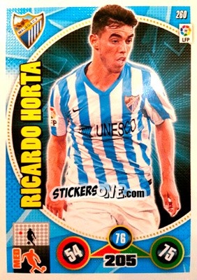Sticker Ricardo Horta - Liga BBVA 2014-2015. Adrenalyn XL n. 260 - Panini