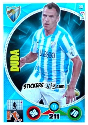 Sticker Duda - Liga BBVA 2014-2015. Adrenalyn XL n. 261 - Panini