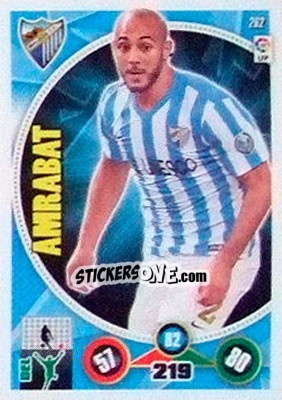 Sticker Nordin Amrabat - Liga BBVA 2014-2015. Adrenalyn XL n. 262 - Panini