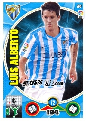 Sticker Luis Alberto - Liga BBVA 2014-2015. Adrenalyn XL n. 269 - Panini