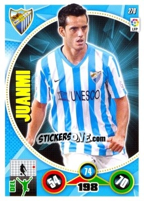 Cromo Juanmi - Liga BBVA 2014-2015. Adrenalyn XL - Panini