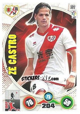 Cromo Zé Castro - Liga BBVA 2014-2015. Adrenalyn XL - Panini