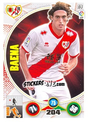 Sticker Raúl Baena - Liga BBVA 2014-2015. Adrenalyn XL n. 276 - Panini