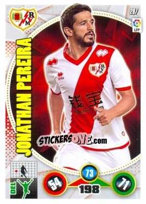 Sticker Jonathan Pereira - Liga BBVA 2014-2015. Adrenalyn XL n. 287 - Panini