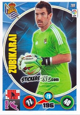 Sticker Eñaut Zubikarai - Liga BBVA 2014-2015. Adrenalyn XL n. 289 - Panini