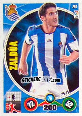 Cromo Joseba Zaldúa - Liga BBVA 2014-2015. Adrenalyn XL n. 290 - Panini