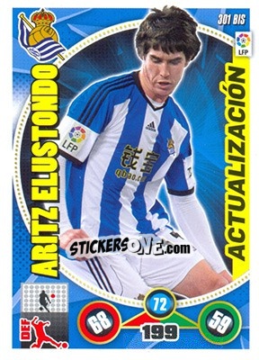 Cromo Aritz Elustondo - Liga BBVA 2014-2015. Adrenalyn XL n. 301bis - Panini