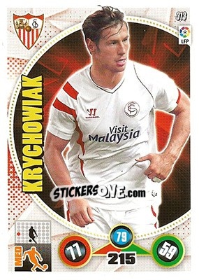 Sticker Grzegorz Krychowiak - Liga BBVA 2014-2015. Adrenalyn XL n. 313 - Panini
