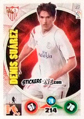Sticker Denis Suárez - Liga BBVA 2014-2015. Adrenalyn XL n. 315 - Panini