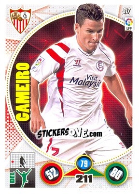 Sticker Kévin Gameiro - Liga BBVA 2014-2015. Adrenalyn XL n. 317 - Panini