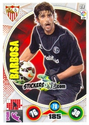 Sticker Mariano Barbosa - Liga BBVA 2014-2015. Adrenalyn XL n. 318 - Panini