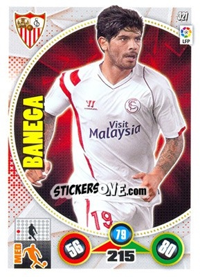 Sticker éver Banega - Liga BBVA 2014-2015. Adrenalyn XL n. 321 - Panini