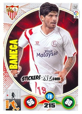 Figurina éver Banega - Liga BBVA 2014-2015. Adrenalyn XL - Panini