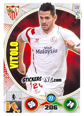 Sticker Vitolo - Liga BBVA 2014-2015. Adrenalyn XL - Panini