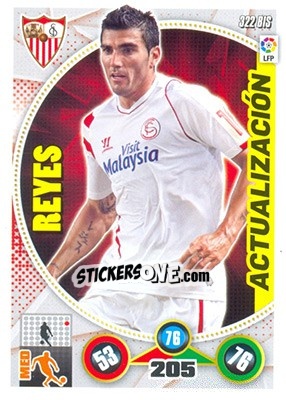 Sticker Reyes - Liga BBVA 2014-2015. Adrenalyn XL n. 322bis - Panini