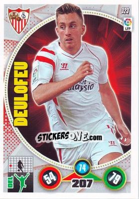 Sticker Gerard Deulofeu - Liga BBVA 2014-2015. Adrenalyn XL n. 323 - Panini