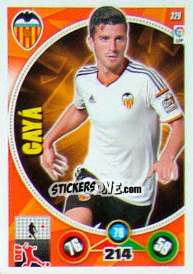 Sticker José Gayá - Liga BBVA 2014-2015. Adrenalyn XL n. 329 - Panini