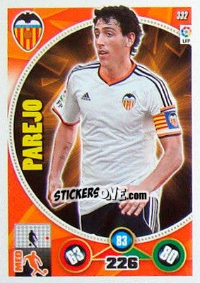 Sticker Dani Parejo - Liga BBVA 2014-2015. Adrenalyn XL n. 332 - Panini