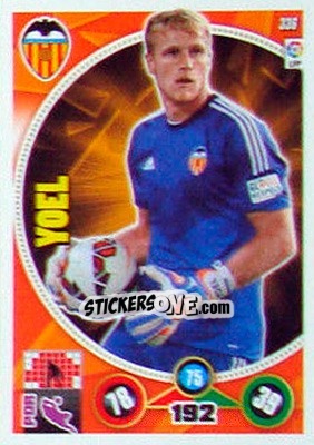 Cromo Yoel - Liga BBVA 2014-2015. Adrenalyn XL n. 336 - Panini