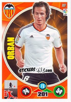 Sticker Lucas Orbán - Liga BBVA 2014-2015. Adrenalyn XL n. 337 - Panini