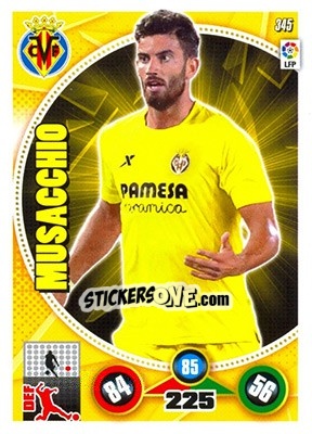 Sticker Mateo Musacchio - Liga BBVA 2014-2015. Adrenalyn XL - Panini