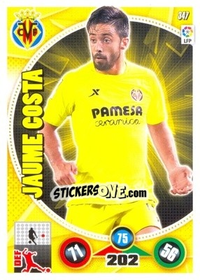 Sticker Jaume Costa - Liga BBVA 2014-2015. Adrenalyn XL - Panini